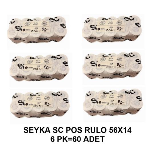 Yazarkasa Pos Rulo 56x14 SEYKA 6Pk