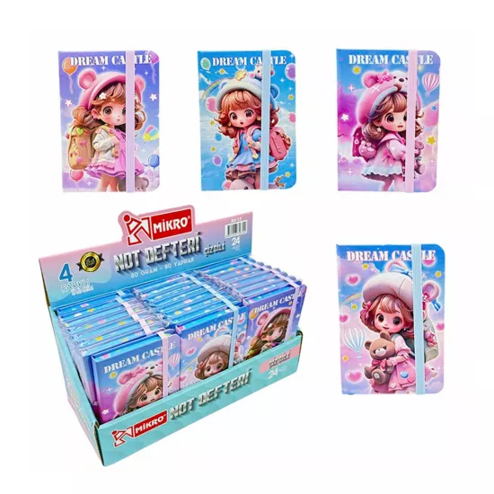 Mikro Dream Castle 80 Yaprak Not Defteri 1 Adet