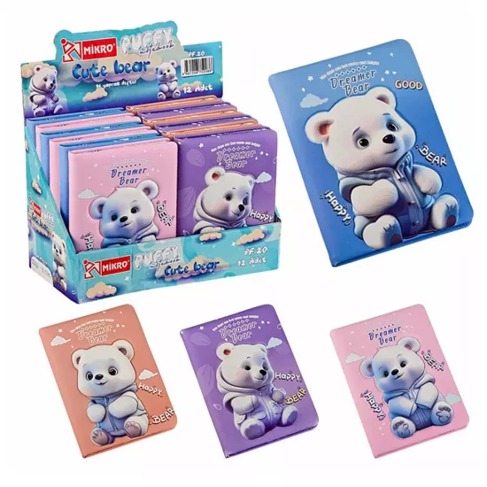 Mikro Puffy Pf-20 Cute Bear Girl Not Defteri 1 Ad.