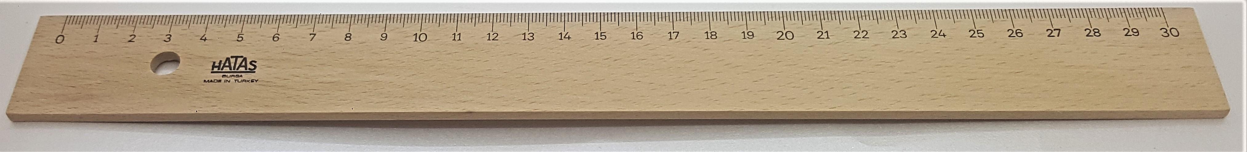 HATAS 30cm TAHTA CETVEL