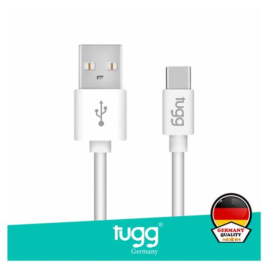 Tugg Germany Şarj Kablosu ve Veri Aktarımı Ultra Hızlı 60W 1 Mt Beyaz USB-Type-C