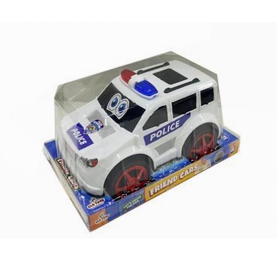 Oyuncak Sürtmeli Mini Polis Arabası 