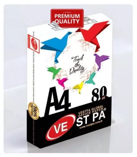 Vestpa A4 Fotokopi Kağıdı 80 Gr 500 lü Paket