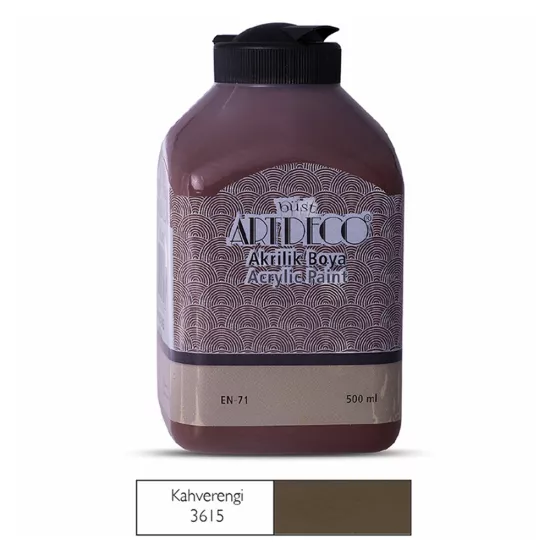 Artdeco Akrilik Boya 500 Ml Kahverengi Y-070L-3615