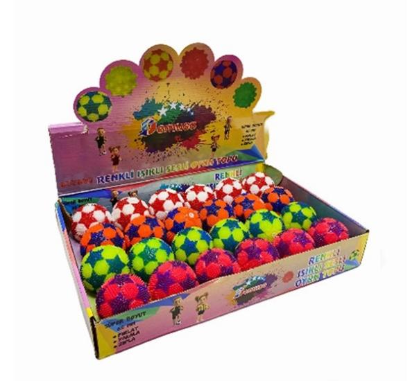 Yanıp Sönen 8894 Işıklı Top 65mm 24lü