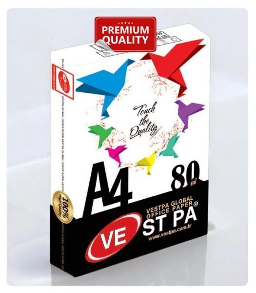 Vestpa A4 Fotokopi Kağıdı 80 Gr 500 lü Paket