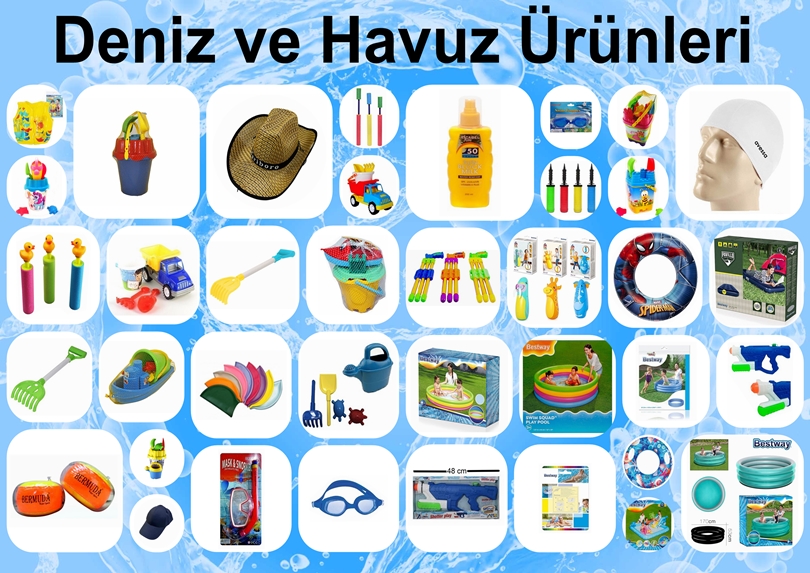 deniz malzemeleri, deniz ürünleri, deniz simidi, deniz yatağı