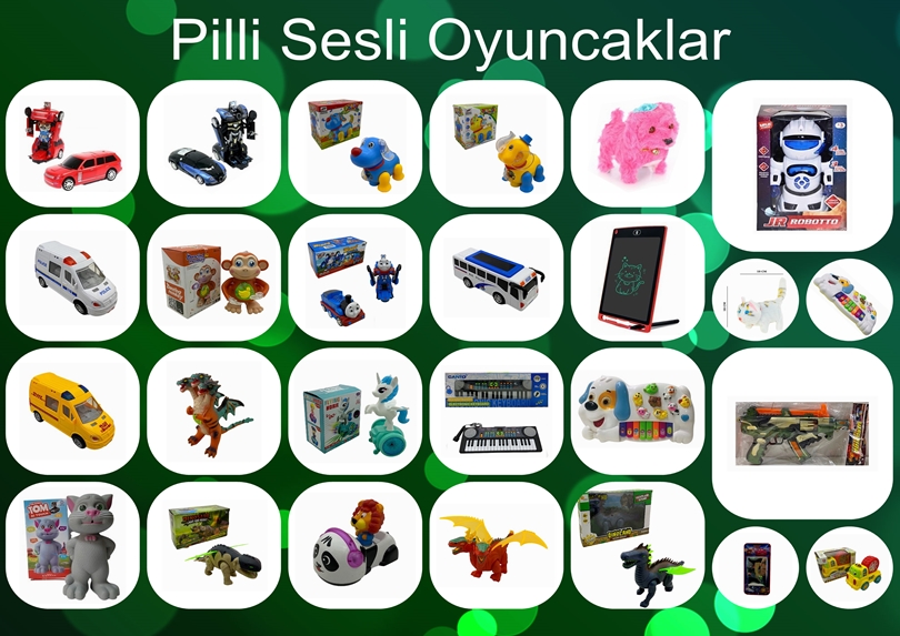 pilli sesli ışıklı oyuncak, oyuncak çeşitleri